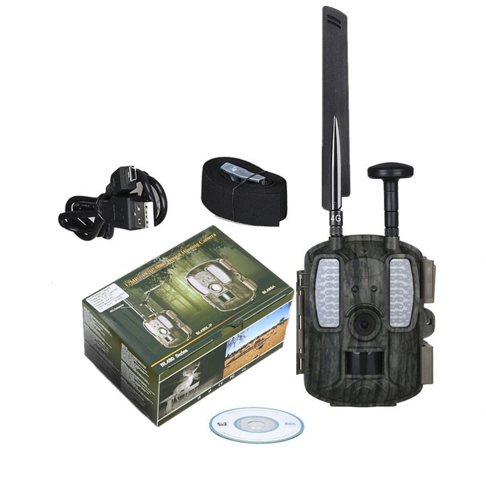 2019 4G High Quality 1080P Wireless SMS MMS GPRS GSM Hunting Camera Wildlife 4G Trail Camera with Box and Power Supply