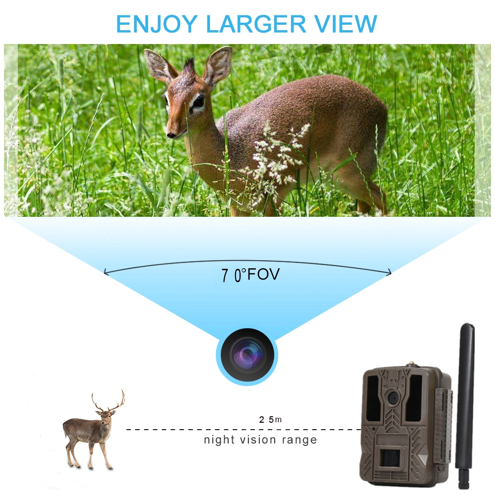 4G Wildlife Hunting Trail Camera Home Security Wireless SMS MMS GPRS GSM Digital Video Waterproof Infrared Thermal Camera