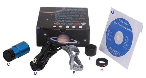 Gpcmos1.2m Astronomy Telescope Guiding Cameras Astrophotography Kpf